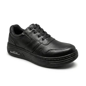 Tenis Clínicos Parbal 3000 One Negros de Piel para Hombre de Confort Suave